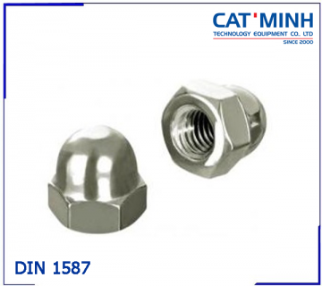 Hexagon domed cap nuts DIN 1587