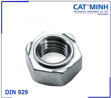 Hexagon weld nuts DIN 929