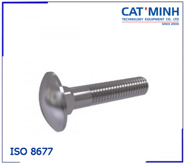 ISO 8677 - Mushroom head square neck bolts